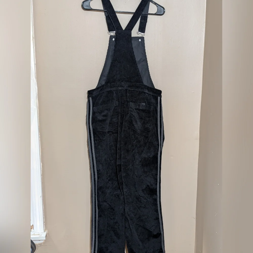 Adidas Corduroy"Comfy Cords" Overalls, Size:Small, Color:Black - Picture 6 of 6